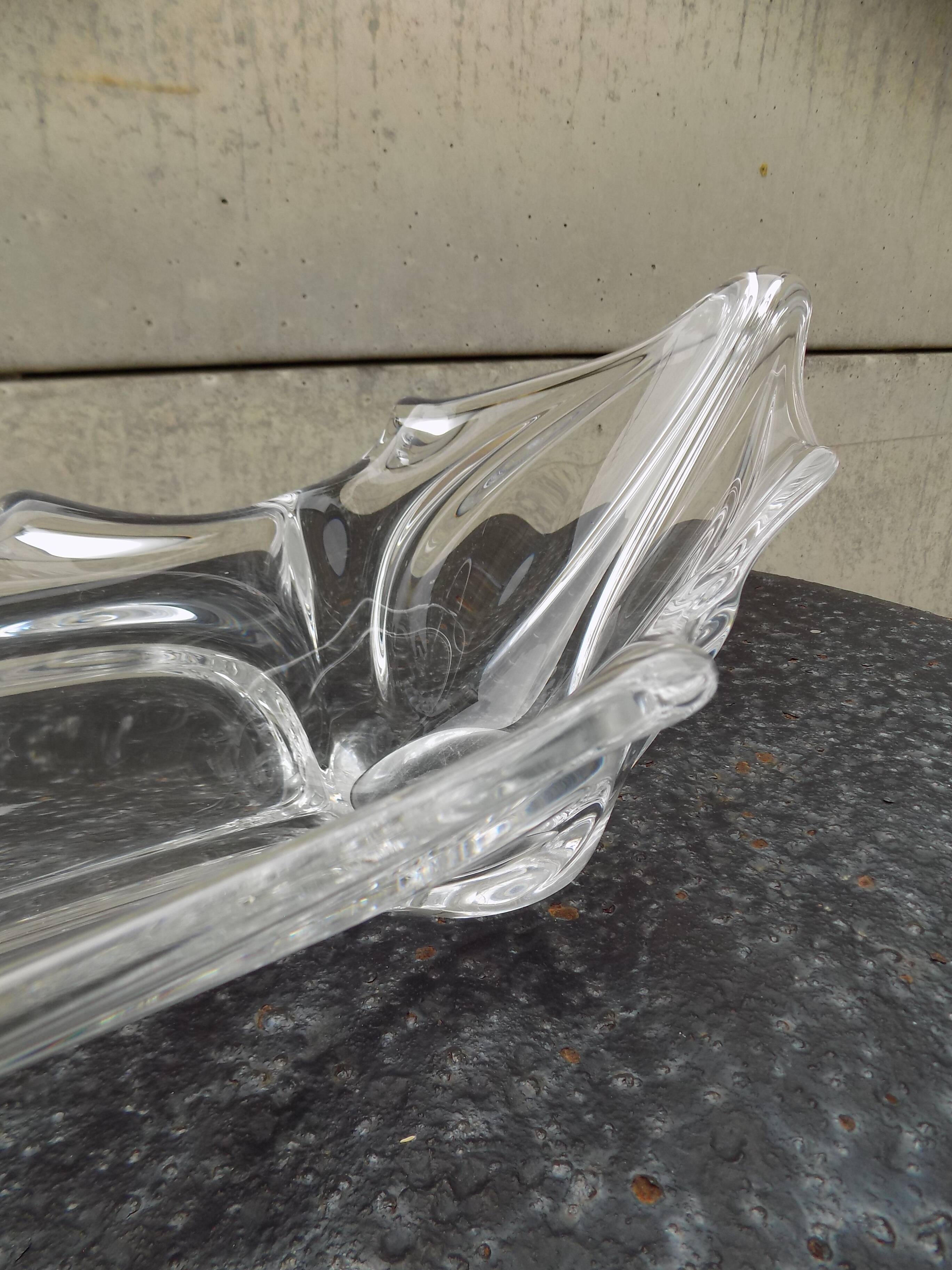 Art Vannes crystal fruit bowl
