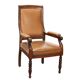 Antique Louis-Philippe armchair in walnut, Italy, 19th century