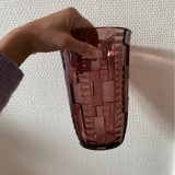 Smoked glass vase
