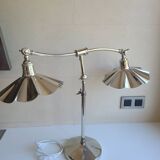 Vintage articulable chrome lamp