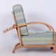 Art Deco Lounge Chair attributed to Jindřich Halabala for Up Závody, Former Czechoslovakia, 1920s