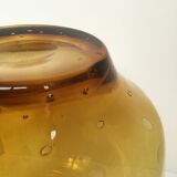 Vase en verre soufflé bouche