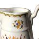 Rare Moustiers pitcher reproduction from the 18th century.