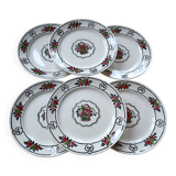 6 Boch frères la Louvière plates