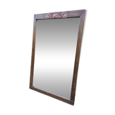 Miroir en teck birman