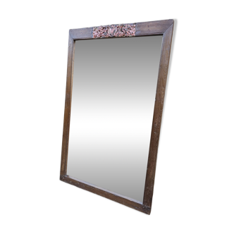 Burmese teak mirror