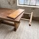 Table de repas chêne 1940 Dudouyt 240cm