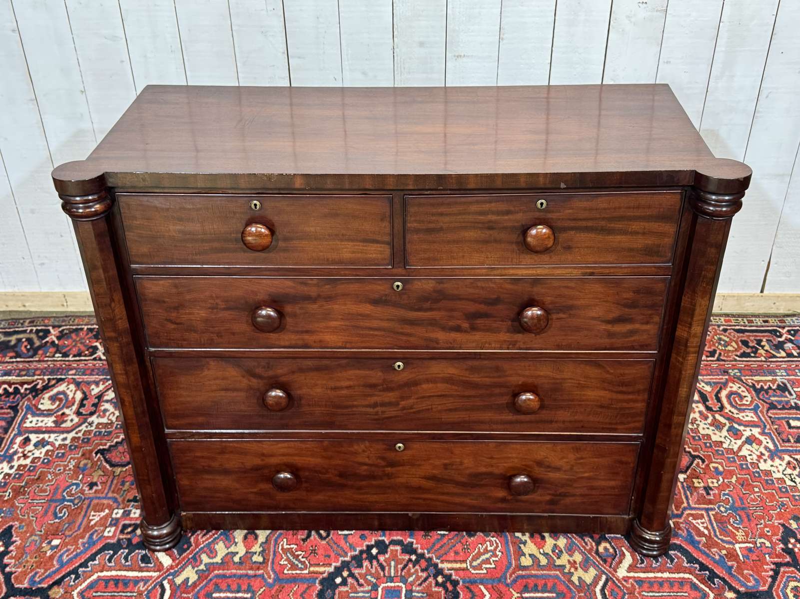 Commode Victorienne 19ème en acajou