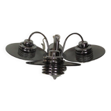 Chrome chandelier, Belid Sweden 1990