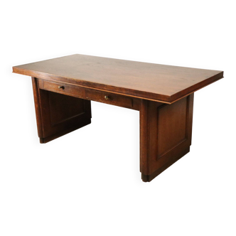 Modernist oak desk, Art Deco period, 1940