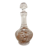 Carafe à liqueur en cristal taillé
