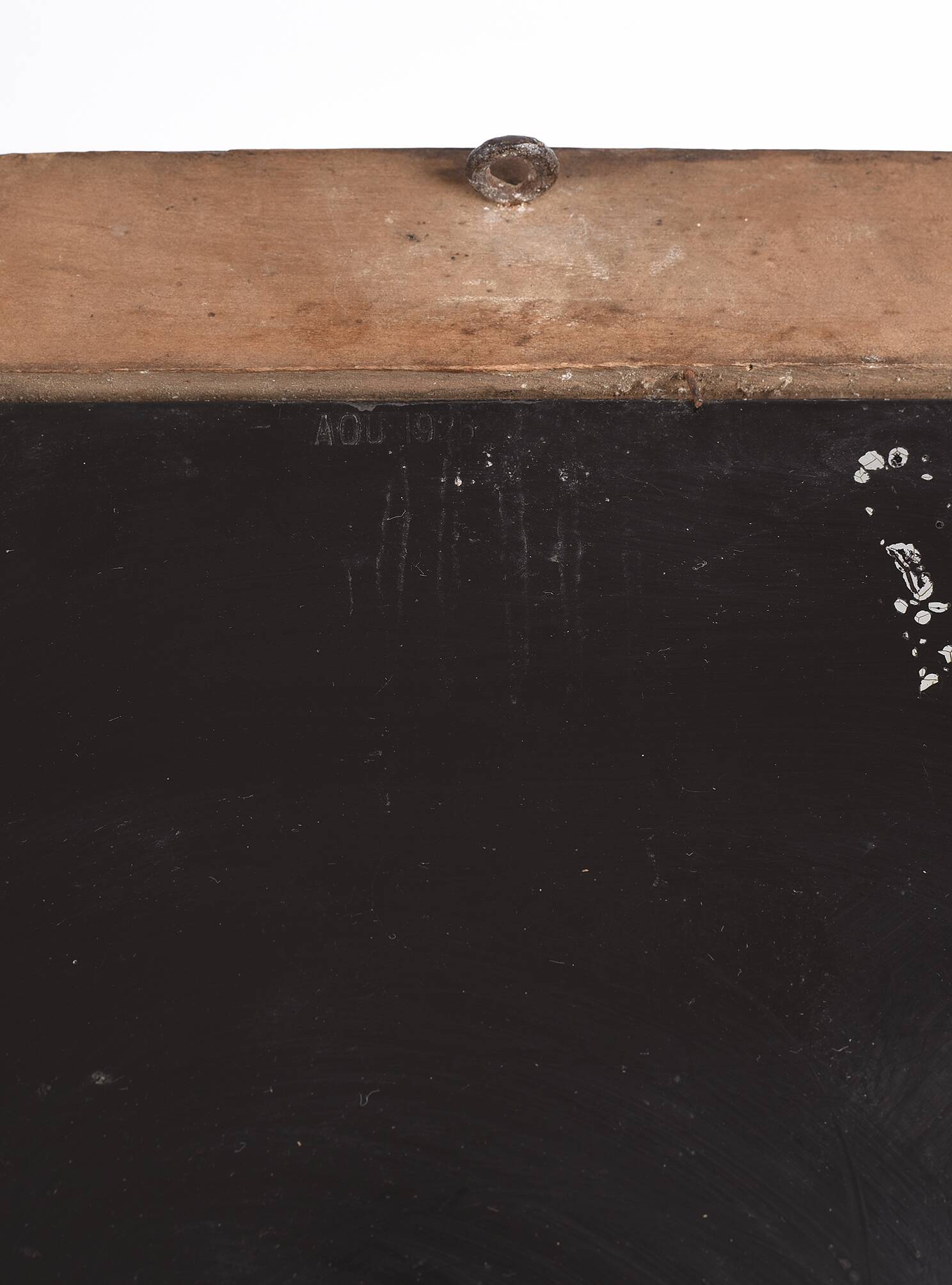 Large rectangular mirror, vintage art deco, dated 1926