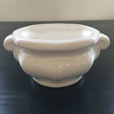 Cracked earthenware planter