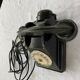 Telephone in black bakelite complete vintage ptt 1961 collector