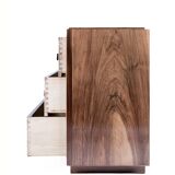 De Coene workshop art-deco walnut chest of drawers