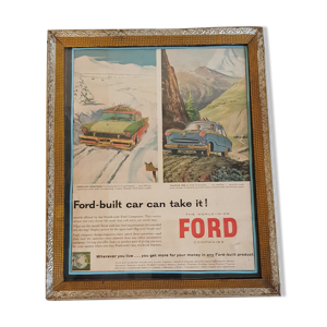 Publicité Ford tirage papier original