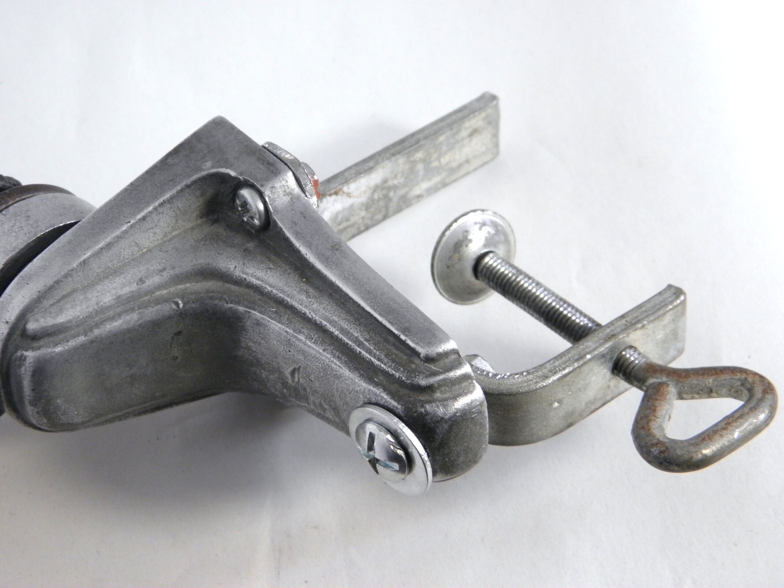 Aluminium and Bakelite workshop lamp 1950