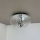 27cm "Wave" ceiling Wall Light by Koch and Lowy, Peill & Putzler, Germany