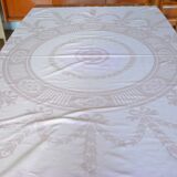 Nappe en coton rose poudré