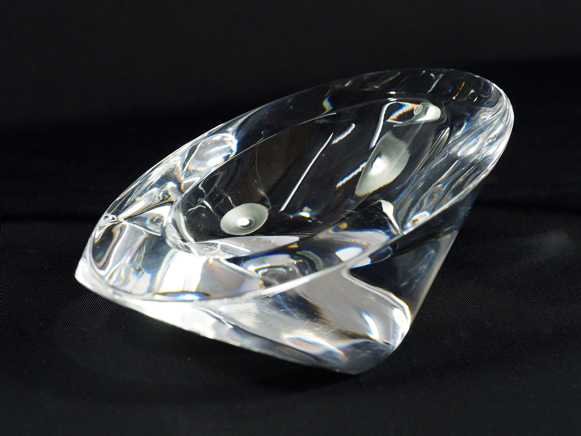 Baccarat Crystal Pipe Rest Holder Stand