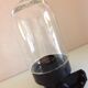 Long porthole wall lamp in glass and bakelite industrial style
