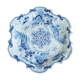Old blue and white Delft decorative plate with Chinese motifs
