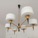 Chandelier 1950 modernist design arlus lunel