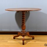 Guéridon à Système en Acajou, époque Louis Philippe – Milieu XIXe