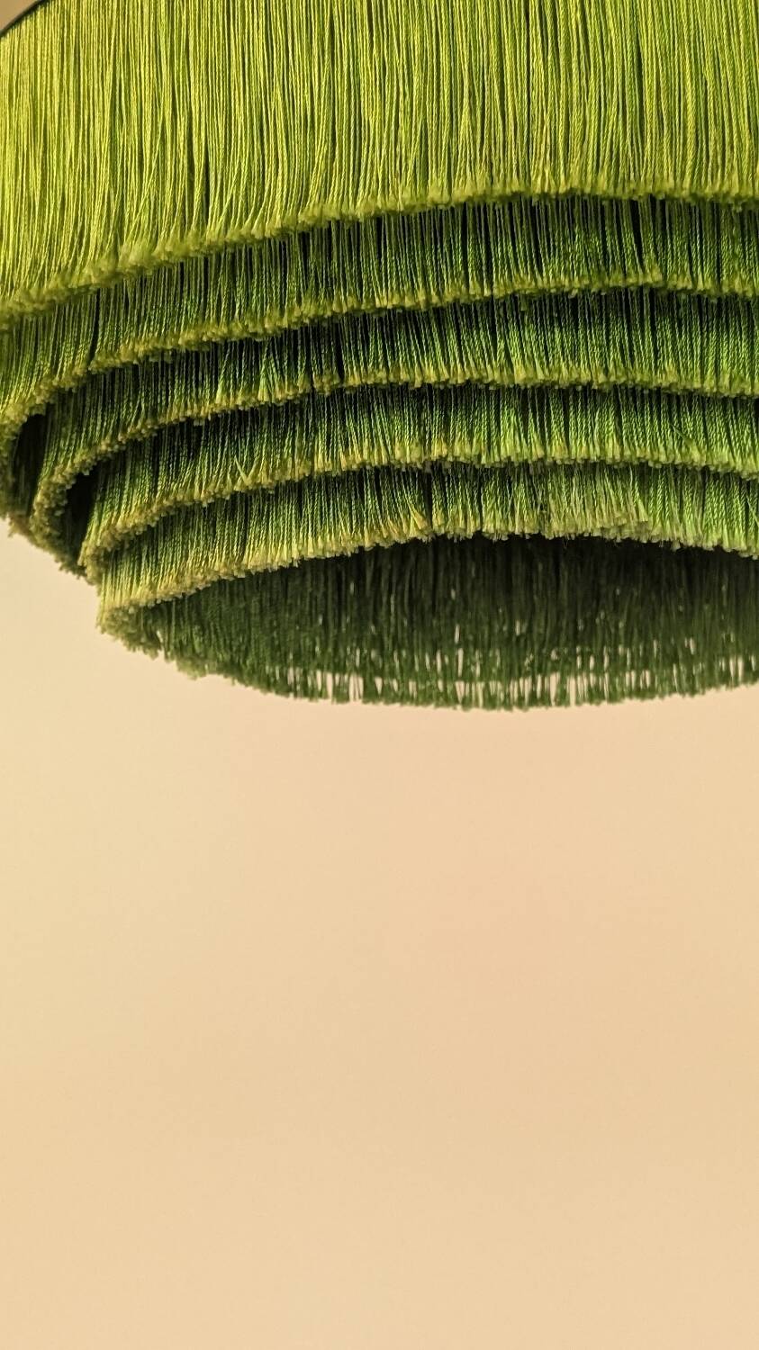 Superb brass fringed pendant light T-603 Hans Agne Jakobsson