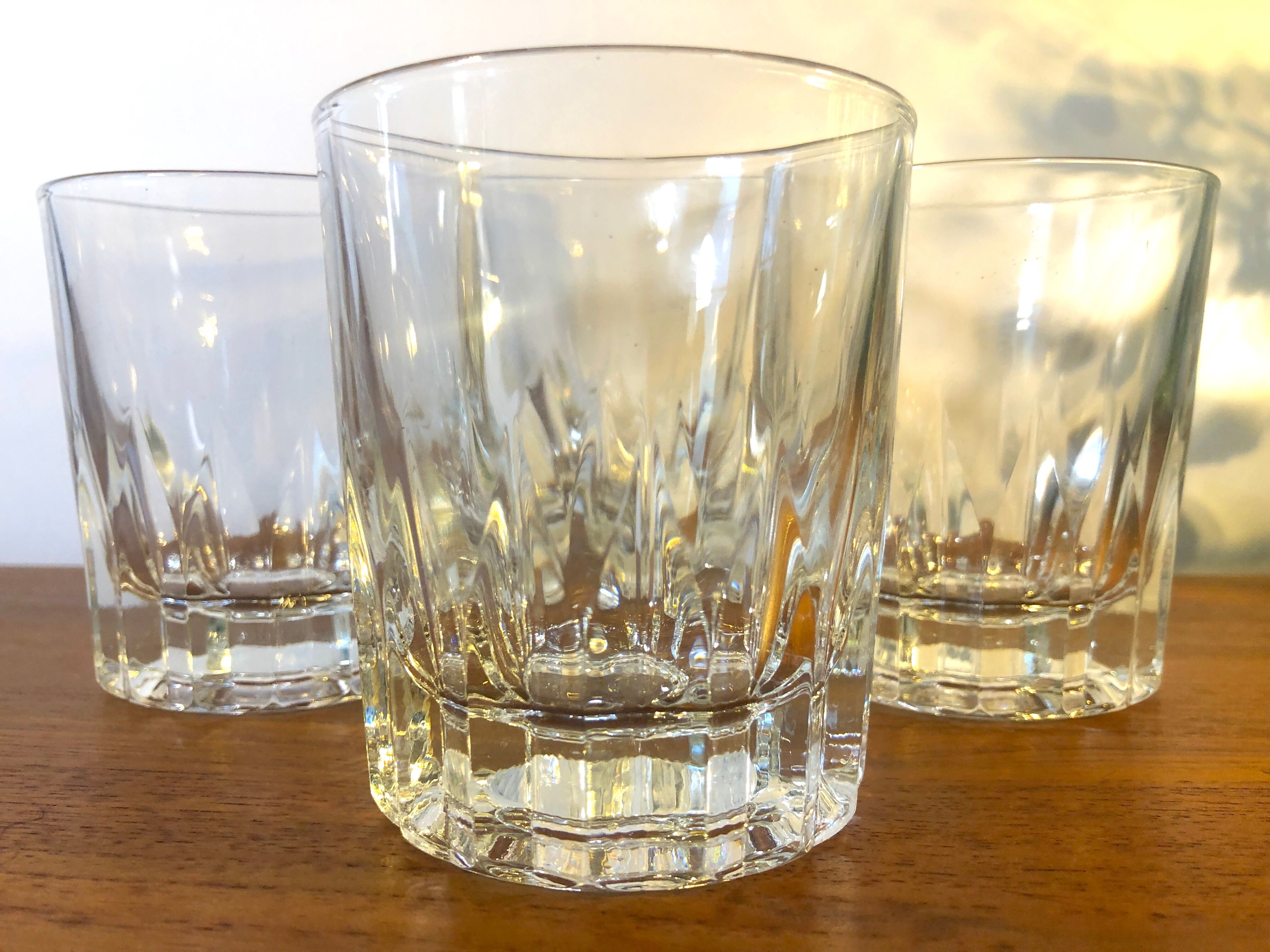 Wiskey glasses 1980s