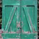 Pair of shutters H125xL87cm old painted fir