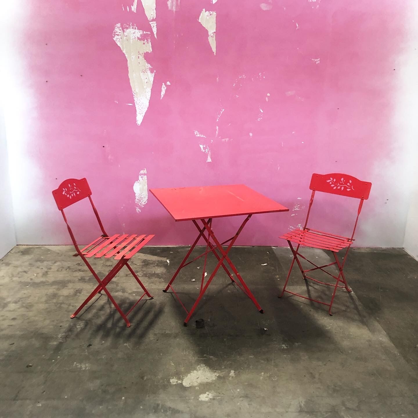 Garden table and chairs