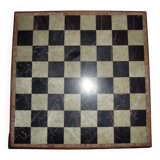 Large two-tone onyx chess box