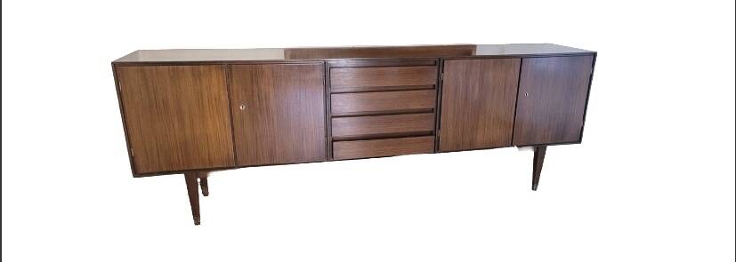 Enfilade vintage scandinave en teck des années 60, 70