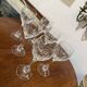 6 crystal wine glasses from Lorraine