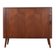 Mid-Century Danish Teak Tambour Doors Sideboard, 1960s