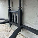 Black wooden console