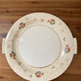 Plat de service ancien en porcelaine