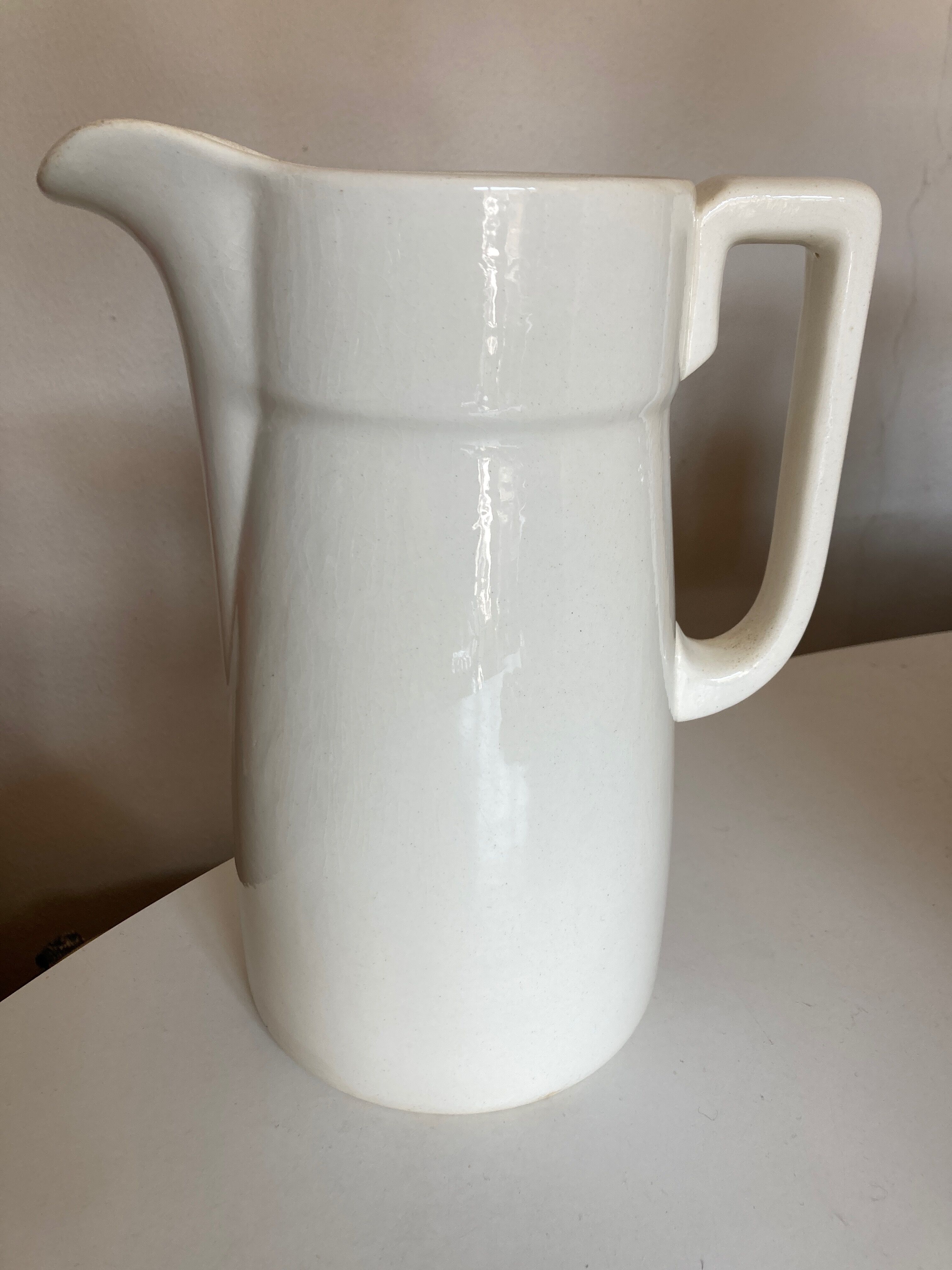 Farm pitcher vase in iron earth Villeroy and Boch XXXL 1930