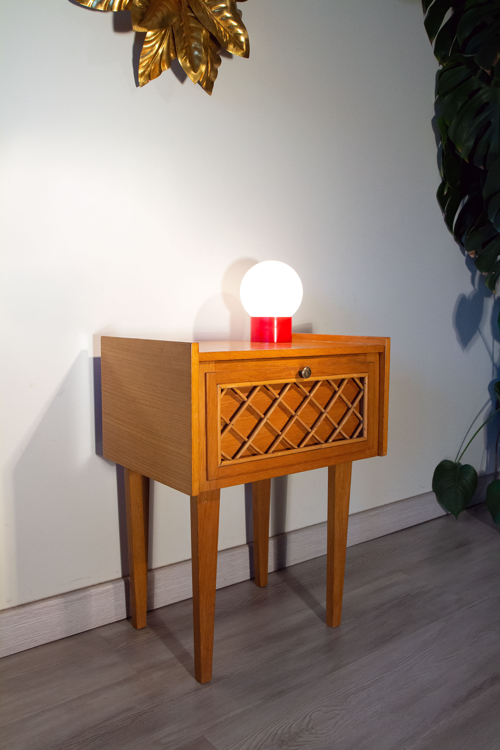 Pair of globe lamps year 70s