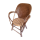 Fauteuil en chataigner tressé