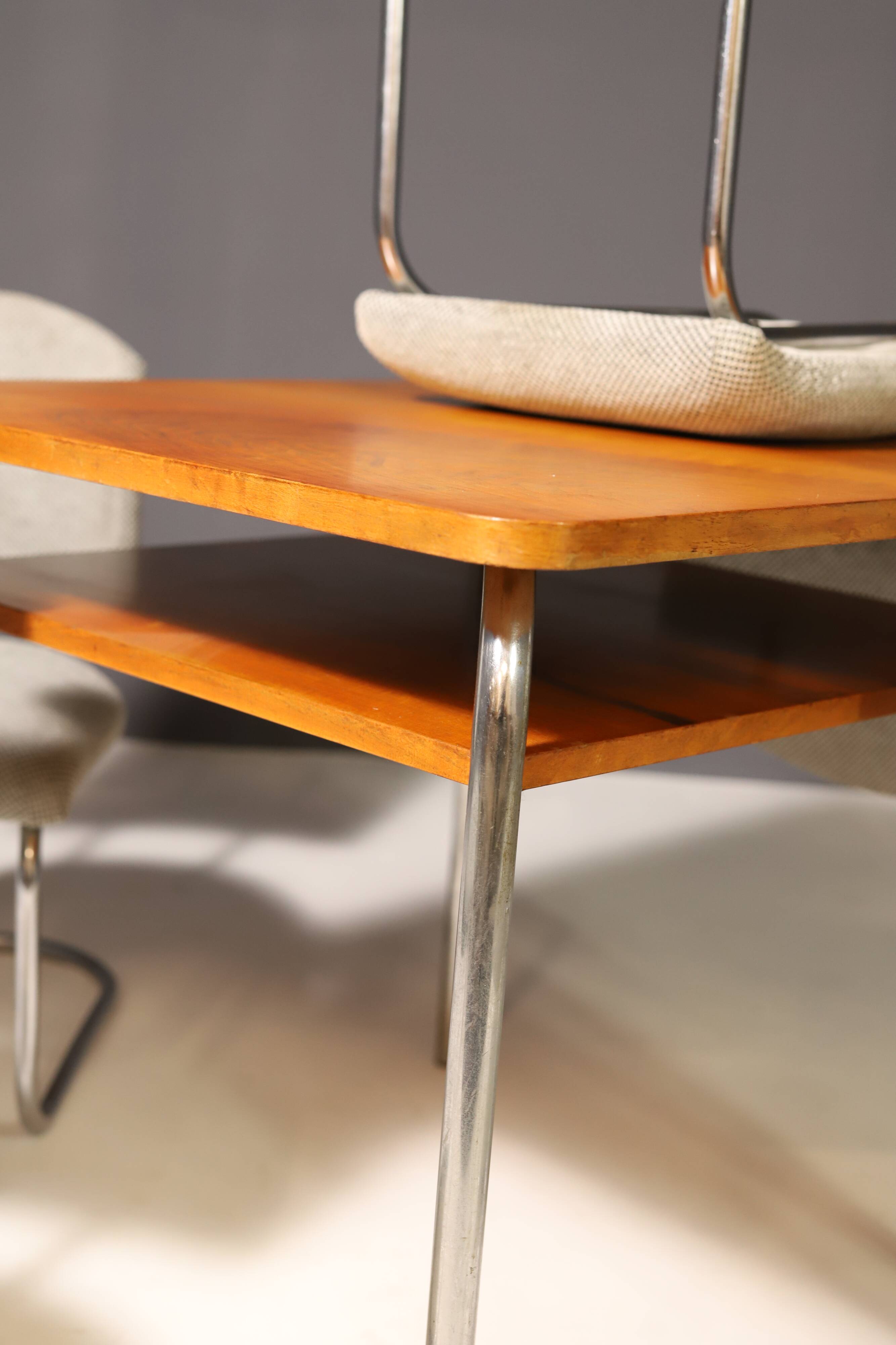 Czech Functionalist Dining room set by Robert Slezák, 1940s