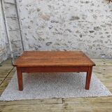 Table basse campagne en chêne
