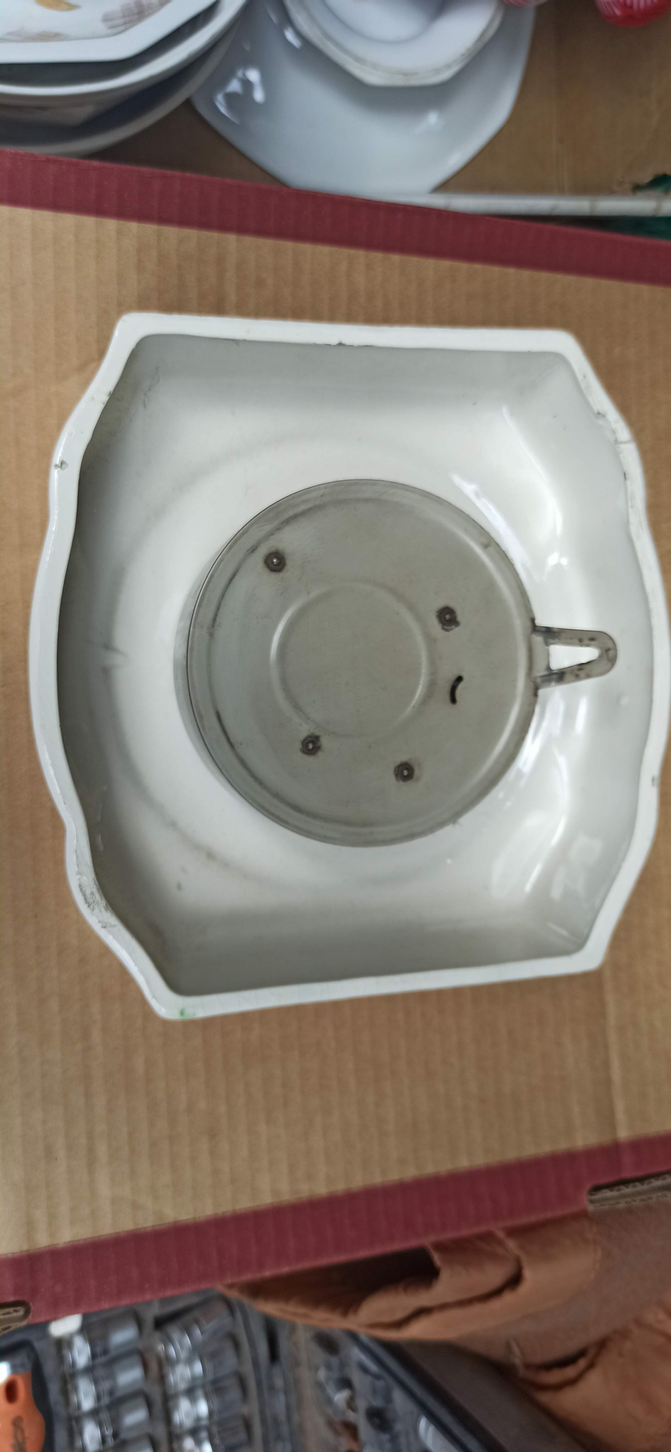 Old retro clock JAZ clock made in France with its key