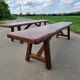 Lot de 2 bancs en orme massif par Aranjou