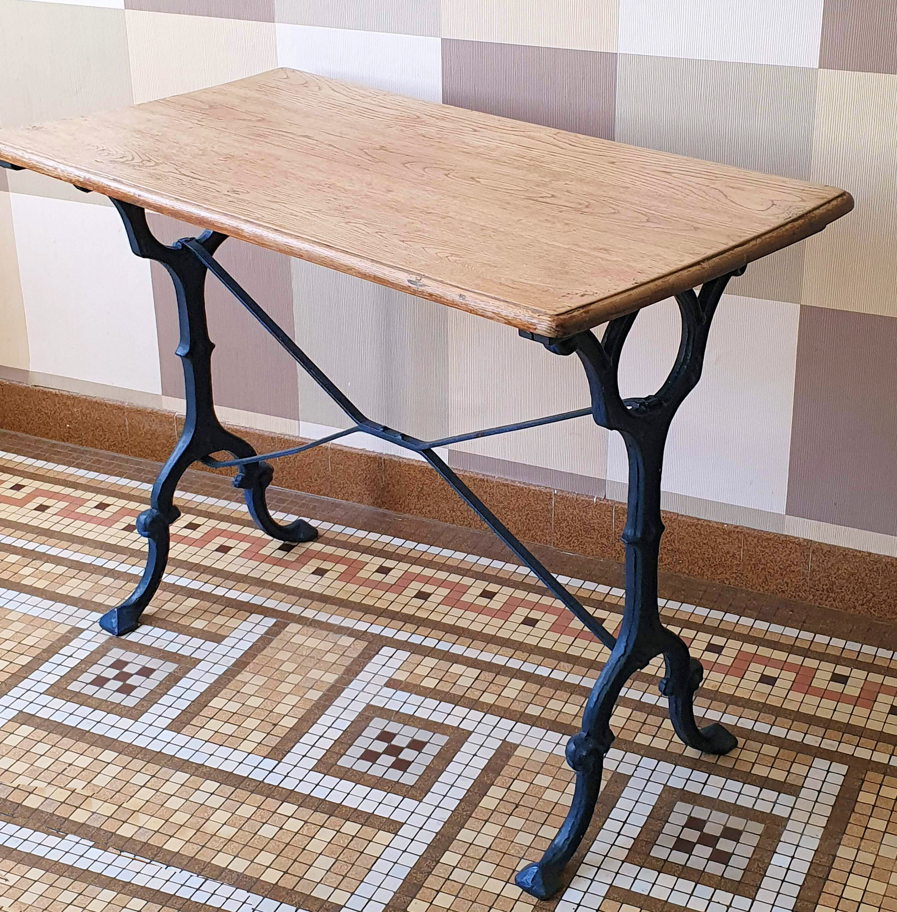 Bistro table wooden tray