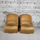 Paire de fauteuils crapaud