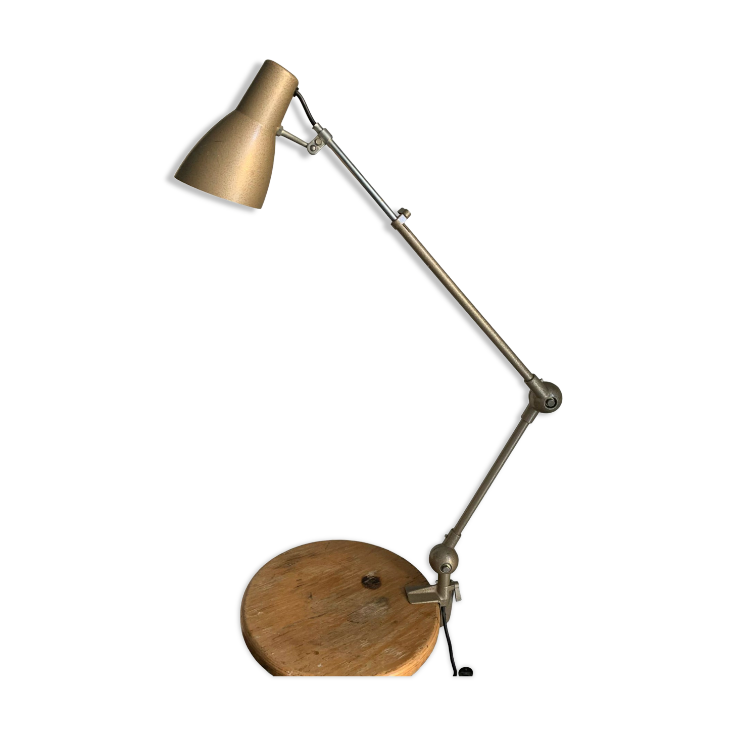 Lamp 1960 industrial Lumina AB champagne - 70 cm