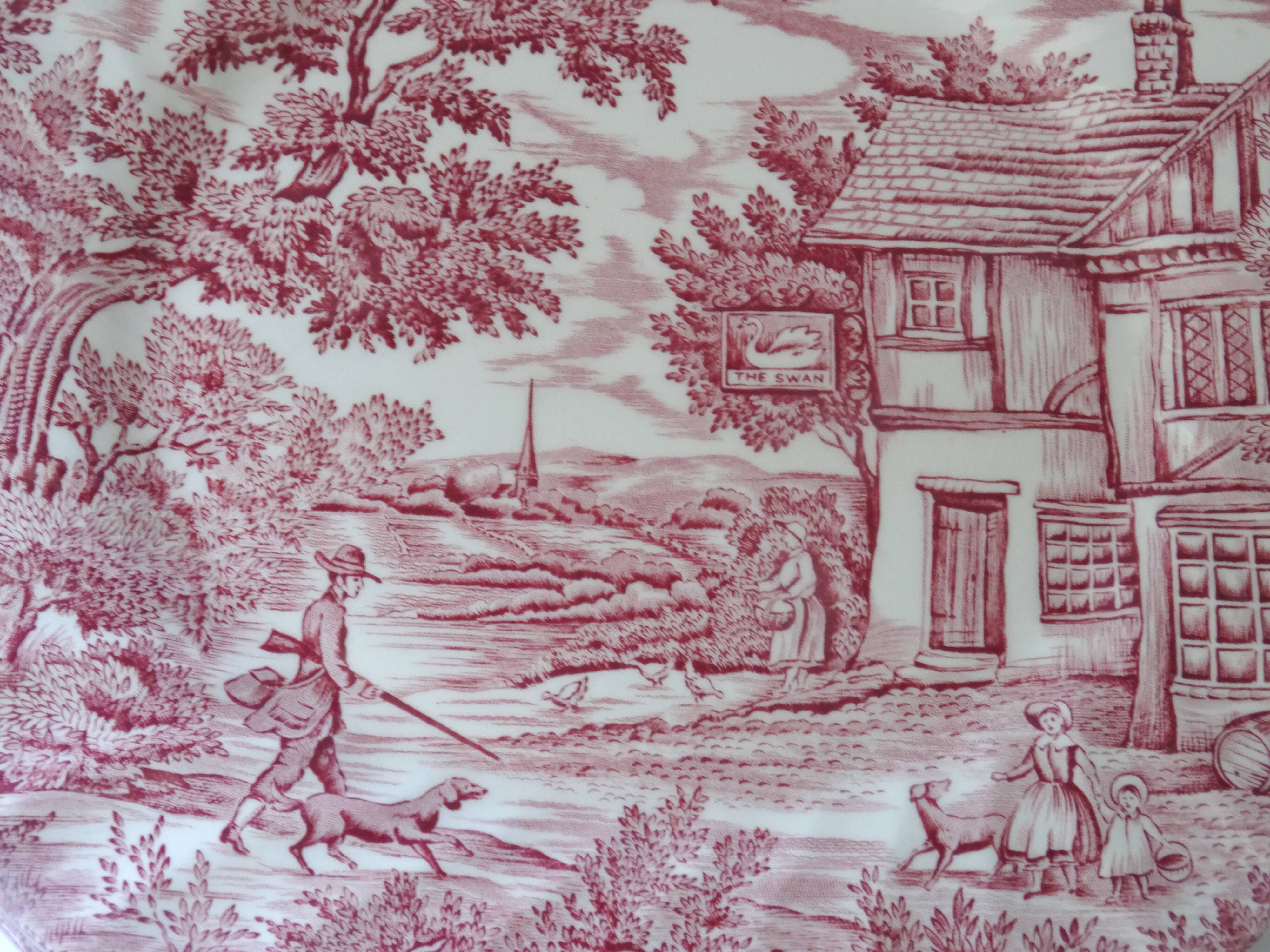 2 Myott The Hunter English plates