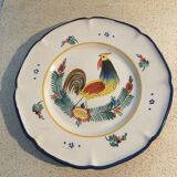 Assiette en faïence Antoine Montagnon Nevers